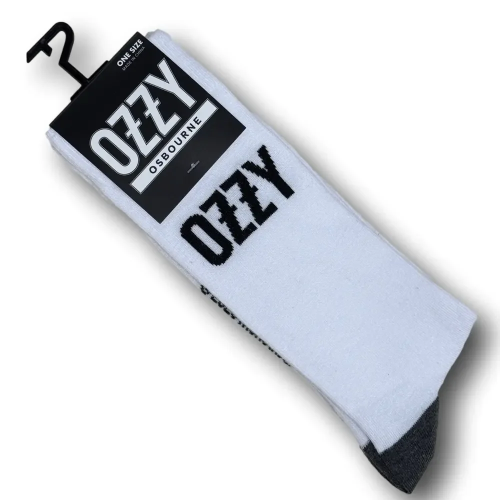 3/$20 Ozzy Osbourne Funny Novelty Crew Socks - NWT